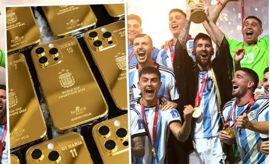ipone手机:梅西自掏腰包打造24K纯土豪金，送阿根廷全队